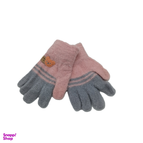 دستکش دخترانه مدل Beer کد pink_2