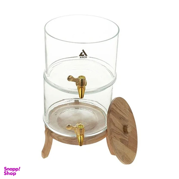 کلمن پذیرایی ARCO مدل WOODEN JAM کد CS 8000 ظرفیت 8 لیتر
