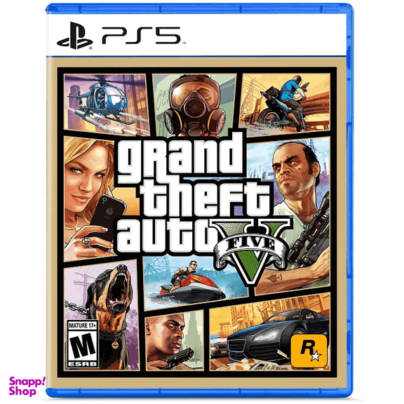 بازی ویدیویی RockStar مدل GTA V مخصوص کنسول بازی سونی PS5