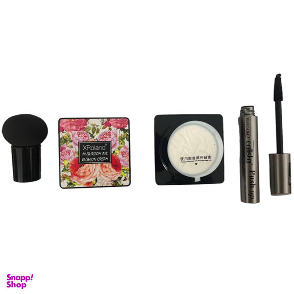 ریمل ژله ای کالیستا کد a45 به همراه کوشن گیاهی مدل گل سرخ شماره 01 مجموعه ۲ عددی
