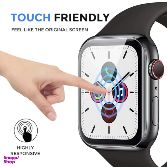 محافظ صفحه نمایش ساعت هوشمند آهااستایل مدل WG49 مناسب اپل واچ سایز 44 میلی متر بسته دو عددی