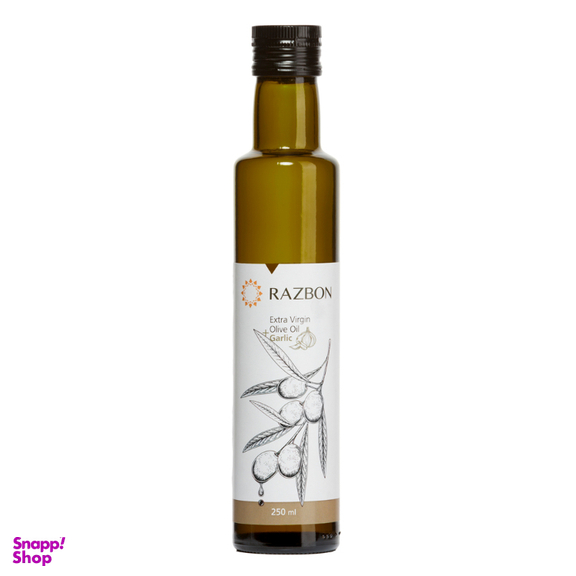 روغن زیتون فرابکر حاوی عصاره طبیعی سیر رزبن حجم 250 میلی لیتر