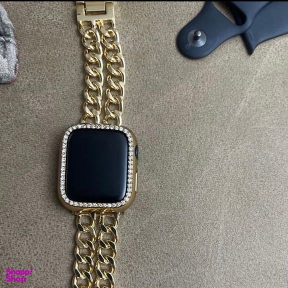 بند واچ کارتیر مدل دو لاین مناسب اپل واچ 38/40/41 میلی متر