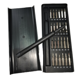 ست پیچ گوشتی طرح شیائومی کد 00100 دسته پلاستیکی مجموعه 24 عددی