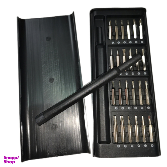 ست پیچ گوشتی طرح شیائومی کد 00100 دسته پلاستیکی مجموعه 24 عددی