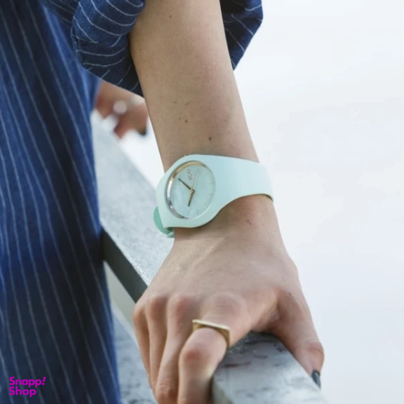 ساعت عقربه ای زنانه آیس کد 001068 رنگ سبزآبی