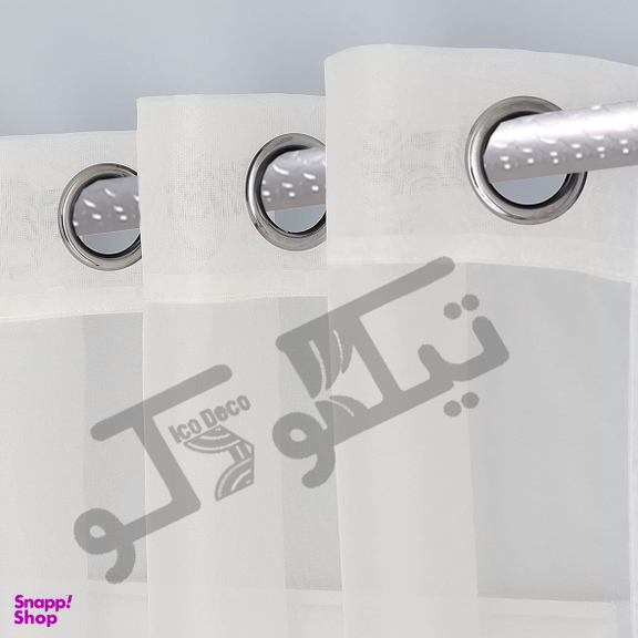پرده تیکو دکو مدل حریر کلاسیک سایز 150 × 280 سانتی متر