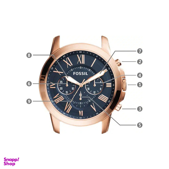 ساعت مچی عقربه ای مردانه فسیل مدل FS5068