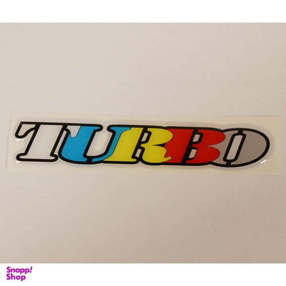 برچسب بدنه خودرو مدل ژله ای طرح توربو کد turbo-c