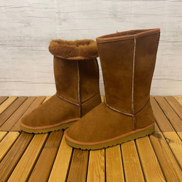 بوت زنانه طرح آگ کد 01 رنگ شتری