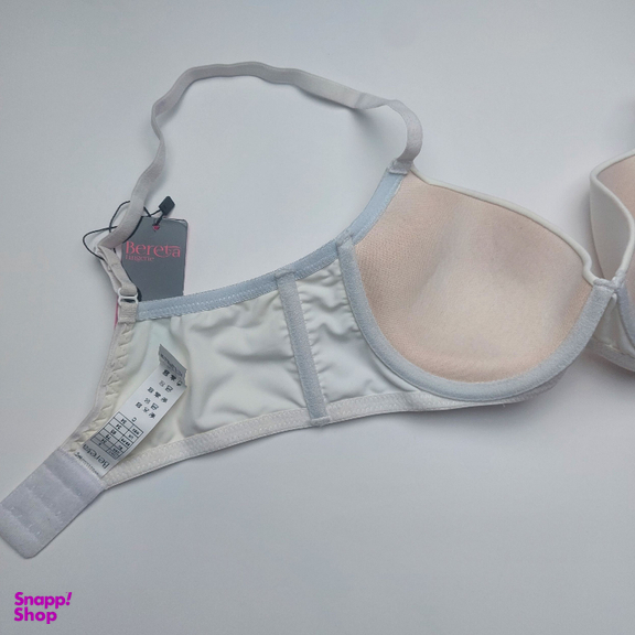 سوتین زنانه برتا مدل فنردار کد 6021W رنگ سفید