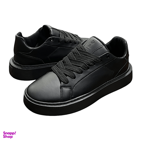 کفش مردانه مدل ونس طرح ZARA کد S1 رنگ مشکی