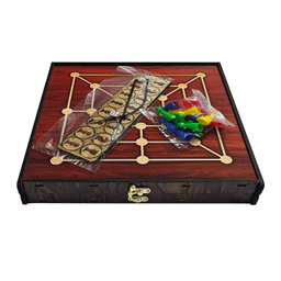 بازی فکری چند منظوره فمیلی گیم مدل منچ و مارپله و شطرنج کد 7