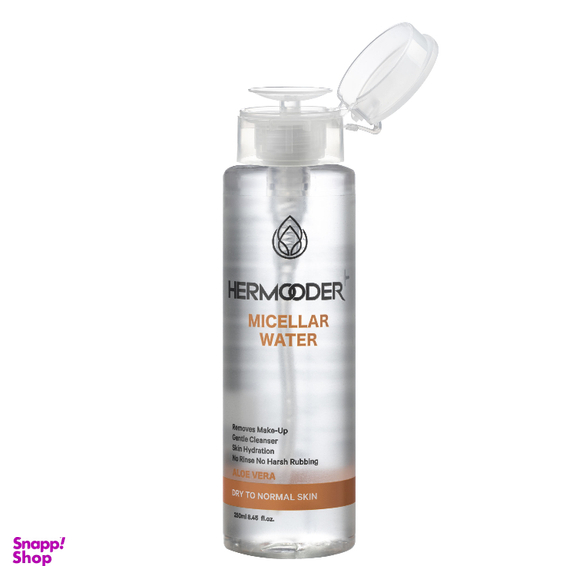 میسلار واتر هرمودر مدل ALOEVERA مناسب پوست خشک و نرمال حجم 250 میلی لیتر