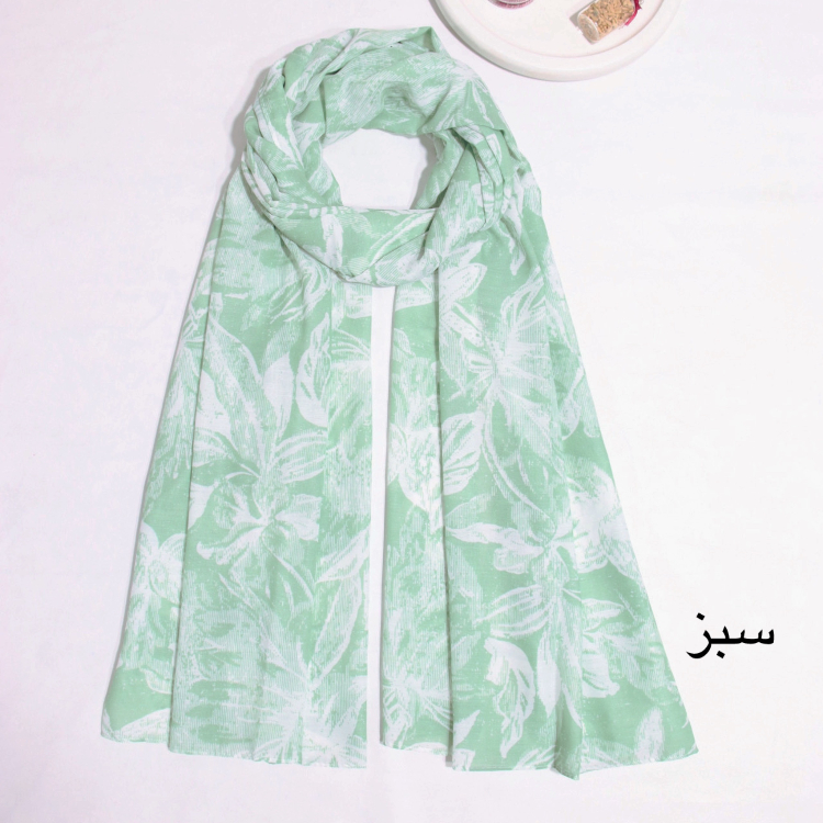شال زنانه طرح گل کد ANA9010