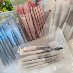 ست براش آرایشی مدل مینی کد 100 مجموعه 8 عددی