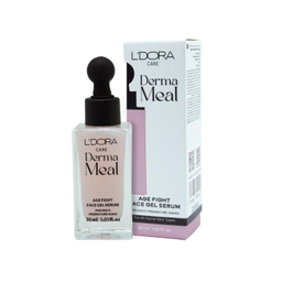 سرم ژل ضد چروک پوست صورت لدورا مدل Derma Meal حجم 30 میلی لیتر