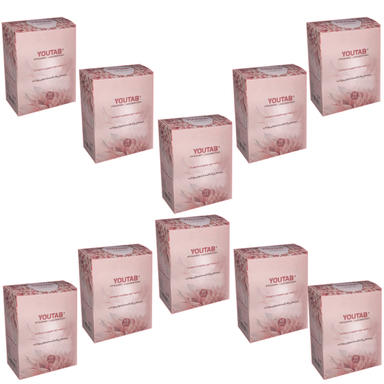 دستمال پاک کننده بانوان یوتاب مدل 001 مجموعه 10 عددی