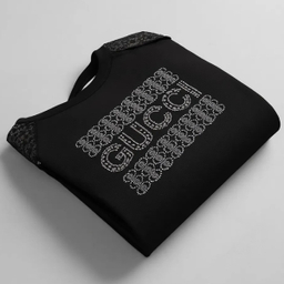 تیشرت راحتی زنانه کد T53006 رنگ مشکی