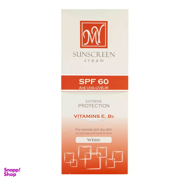 کرم ضد آفتاب مای با SPF60 بدون رنگ حجم 50 میلی‌ لیتر
