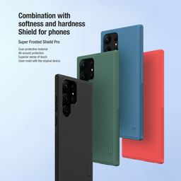 کاور نیلکین مدل Super Frosted Shield Pro مناسب برای گوشی موبایل سامسونگ Galaxy S23 Ultra