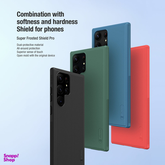 کاور نیلکین مدل Super Frosted Shield Pro مناسب برای گوشی موبایل سامسونگ Galaxy S23 Ultra