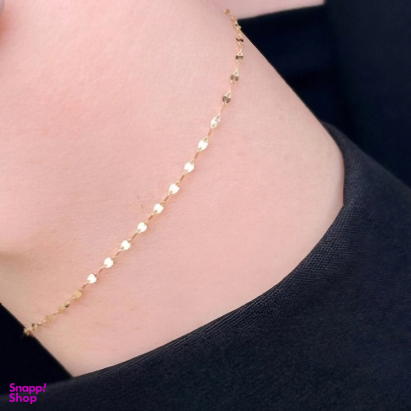 دستبند طلا 18 عیار زنانه مدل استارز کد A1220