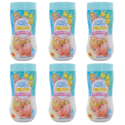 دستمال مرطوب کودک دلفین مدل Premium مجموعه 6 عددی