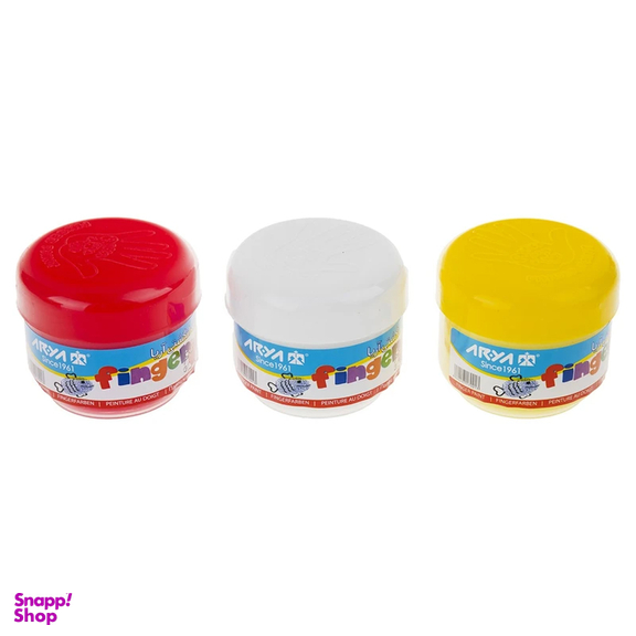 رنگ انگشتی 6 رنگ آریا مدل 77003