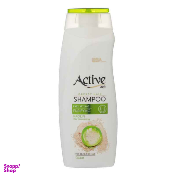 شامپو مو اکتیو مدل Purifying مناسب موهای چرب و نازک حجم 350 میلی لیتر