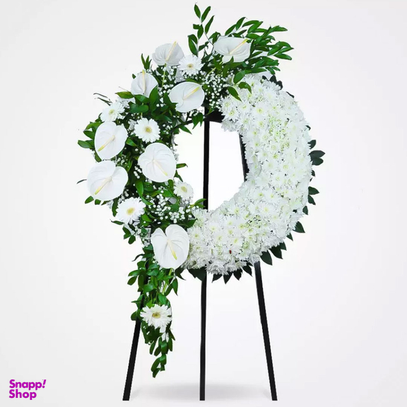 تاج گل طبیعی حلقه ای دلنشین