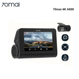 دوربین فیلم برداری خودرو سوِنتی مِی مدل 70maI Dash Cam 4K + Rear Cam Set(RC06) A800S