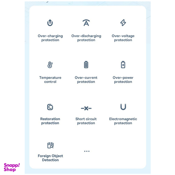 پاوربانک مغناطیسی 20 وات بیسوس مدل PPCXM20 ظرفیت 20000 میلی آمپر ساعت