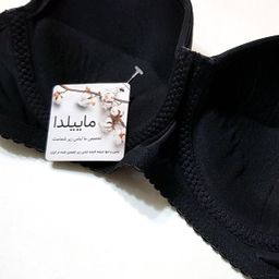 سوتین زنانه ماییلدا مدل پوش اپ فنردار کد 4856 رنگ مشکی