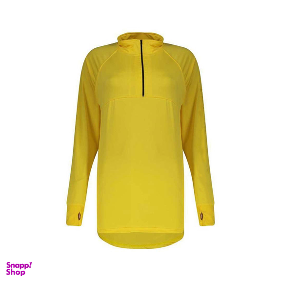 تونیک ورزشی زنانه پانیل رنگ زرد