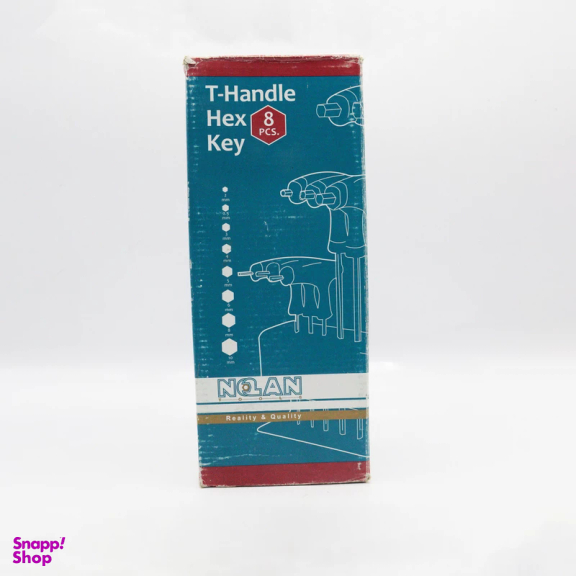 آچار آلن شش گوش نولان مدل YP-T-Hhandle مجموعه 8 عددی