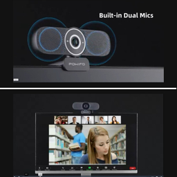 وب کم پاویفو مدل 4K AI Auto-Framing With Remote Control