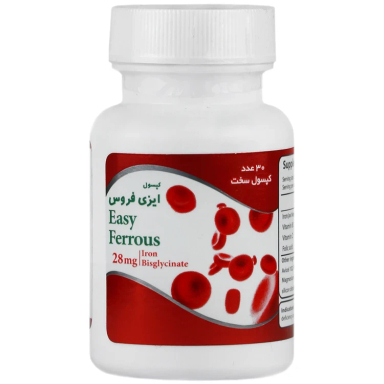 کپسول ایزی فروس 28 میلی گرم شرکت داروسازی دانا بسته 30 عددی