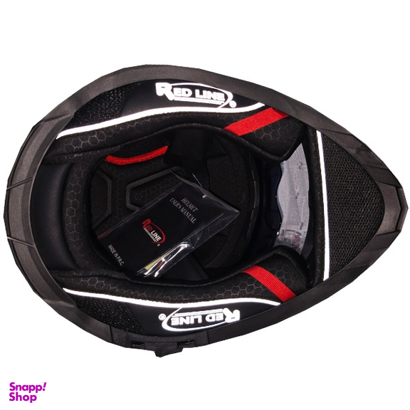 کلاه کاسکت ردلاین مدل فک ثابت عینک دار کد 942