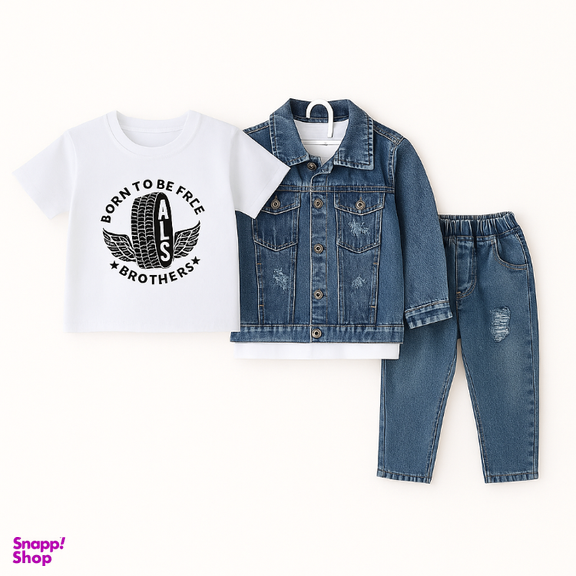 ست 3 تکه لباس بچگانه کد 8676