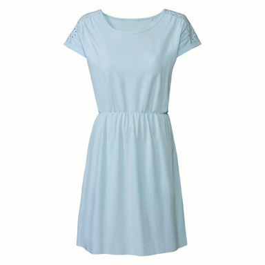 پیراهن زنانه اسمارا کد Z-TY21 رنگ آبی روشن