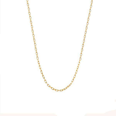 زنجیر طلا 18 عیار زنانه اپال گلد مدل فلامینگو ظریف کد G0401