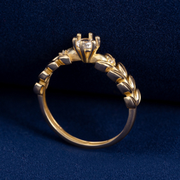 انگشتر طلا 18 عیار زنانه جواهری سون کد 5728