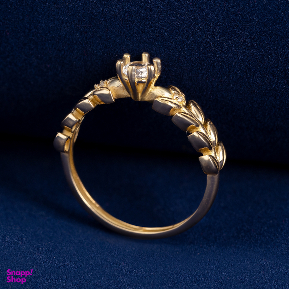 انگشتر طلا 18 عیار زنانه جواهری سون کد 5728