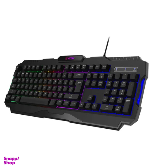 کیبورد باسیم مخصوص بازی ام اس آی مدل FORGE GK100 Membrane