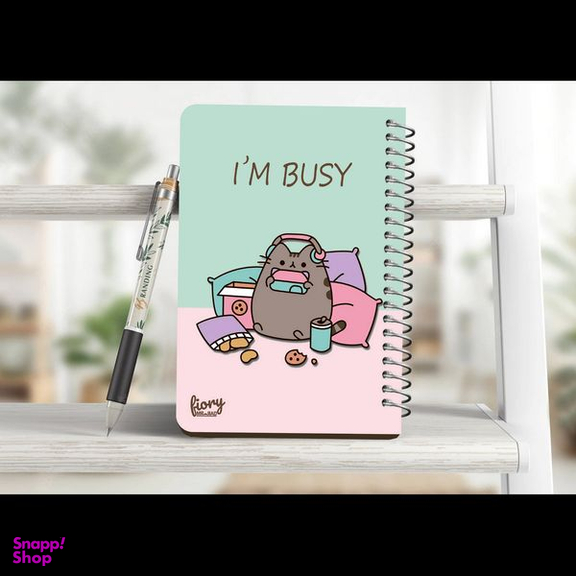 دفترچه یادداشت مستر راد طرح کرافت مدل گربه کیوت فانتزی کد Fiory 1928