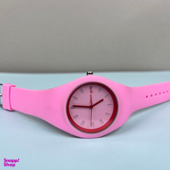 ساعت عقربه ای زنانه طرح آیس مدل Japon Gold رنگ صورتی