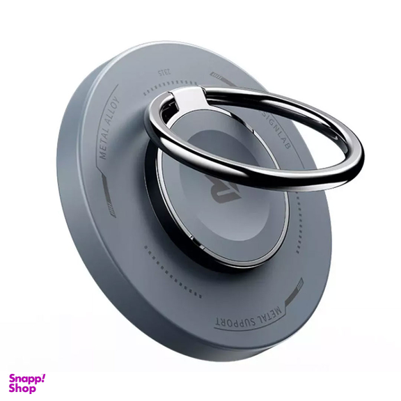شارژر مغناطیسی بی سیم 15 وات و حلقه نگهدارنده گوشی موبایل راک مدل W51