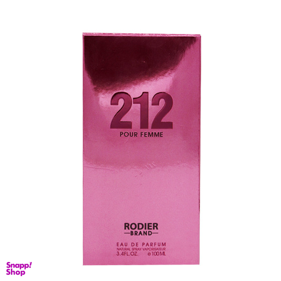 ادوپرفیوم زنانه رودیر مدل 212 حجم 100 میلیلیتر