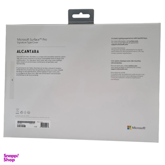 کیبورد تبلت مایکروسافت مدل Signature Type Cover Refurbished مناسب تبلت مایکروسافت Surface Pro